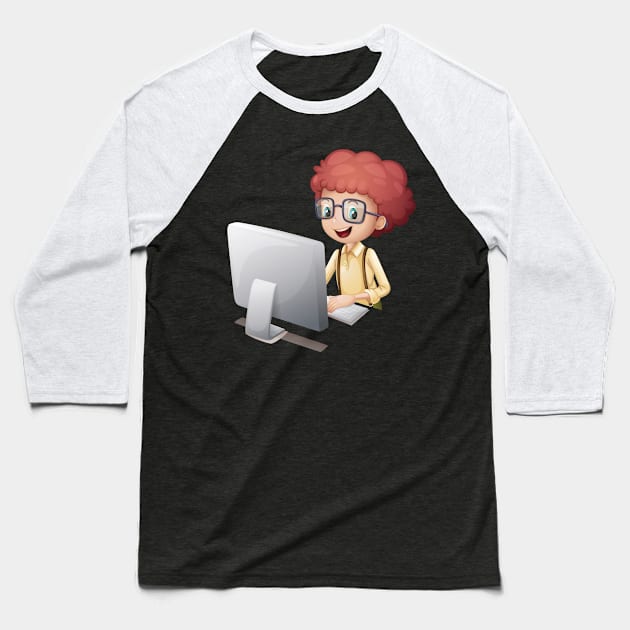 character artwork Baseball T-Shirt by  Berbero